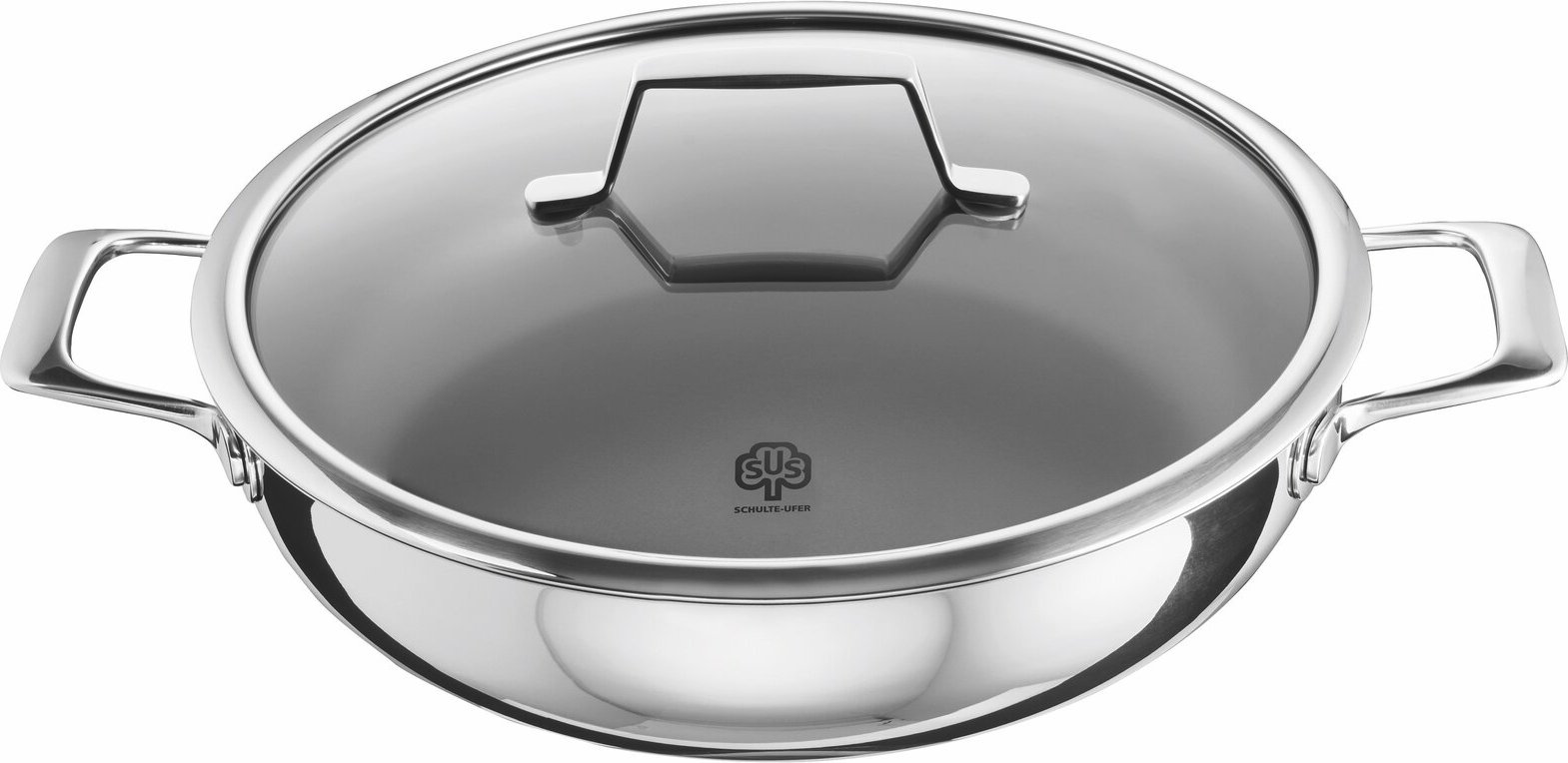 Schulte-Ufer Schmorpfanne ASTRAL, silber, Edelstahl