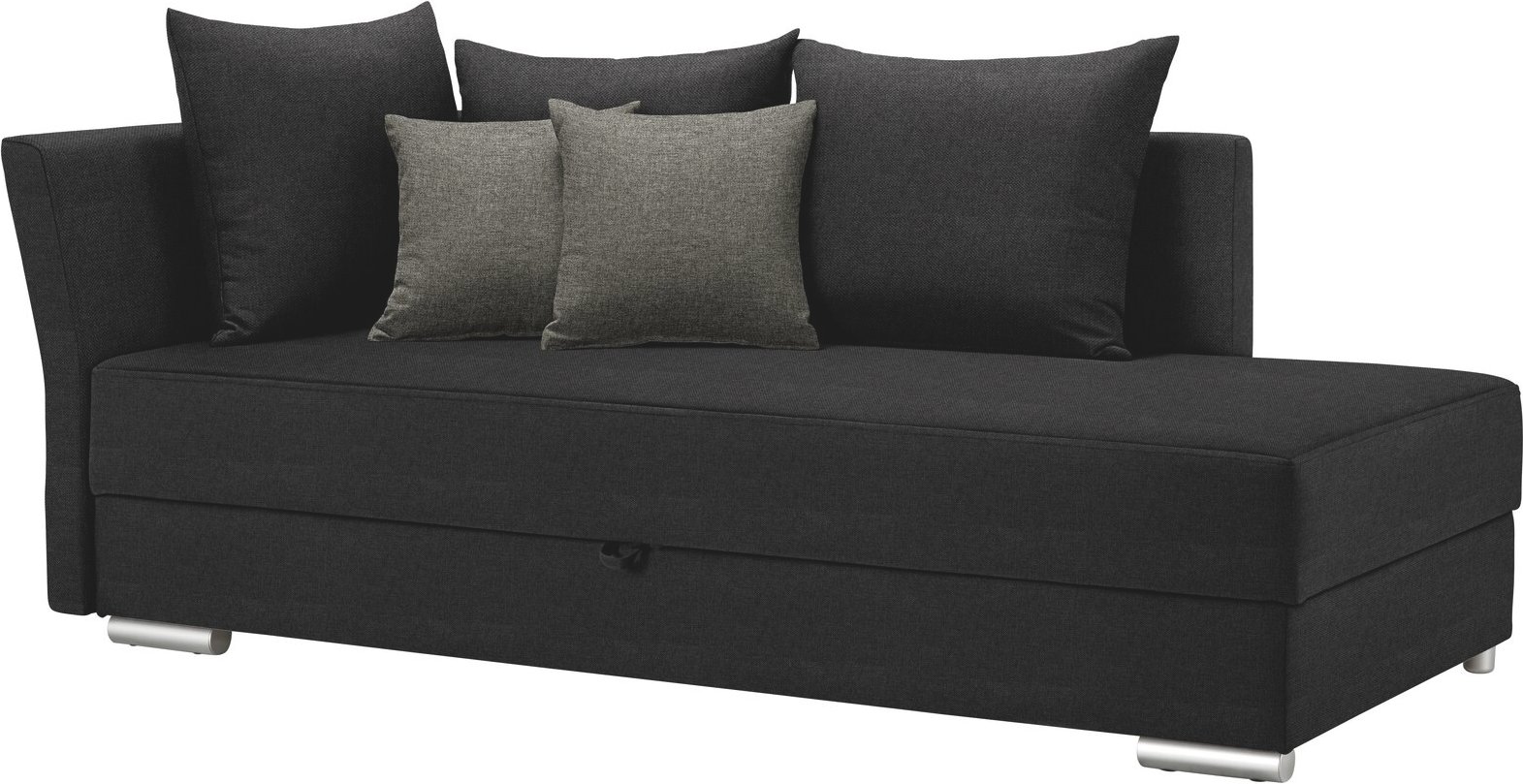 Thumbnail - XORA Schlafsofa MAJA, anthrazit, Stoff