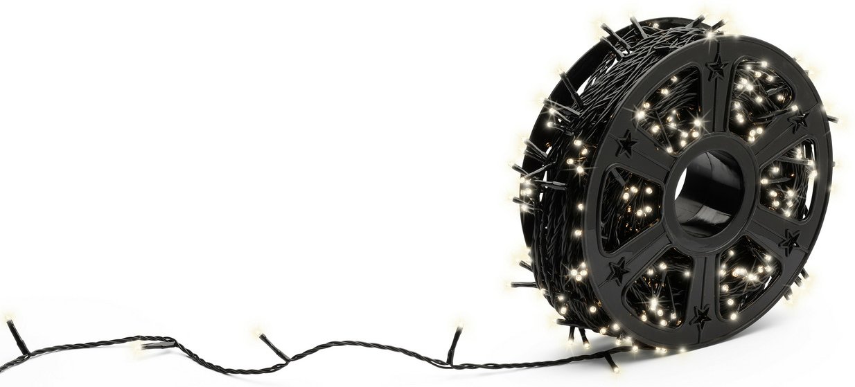 Lumineo LED-Lichterkette 50m mit 500 Lampen, PVC