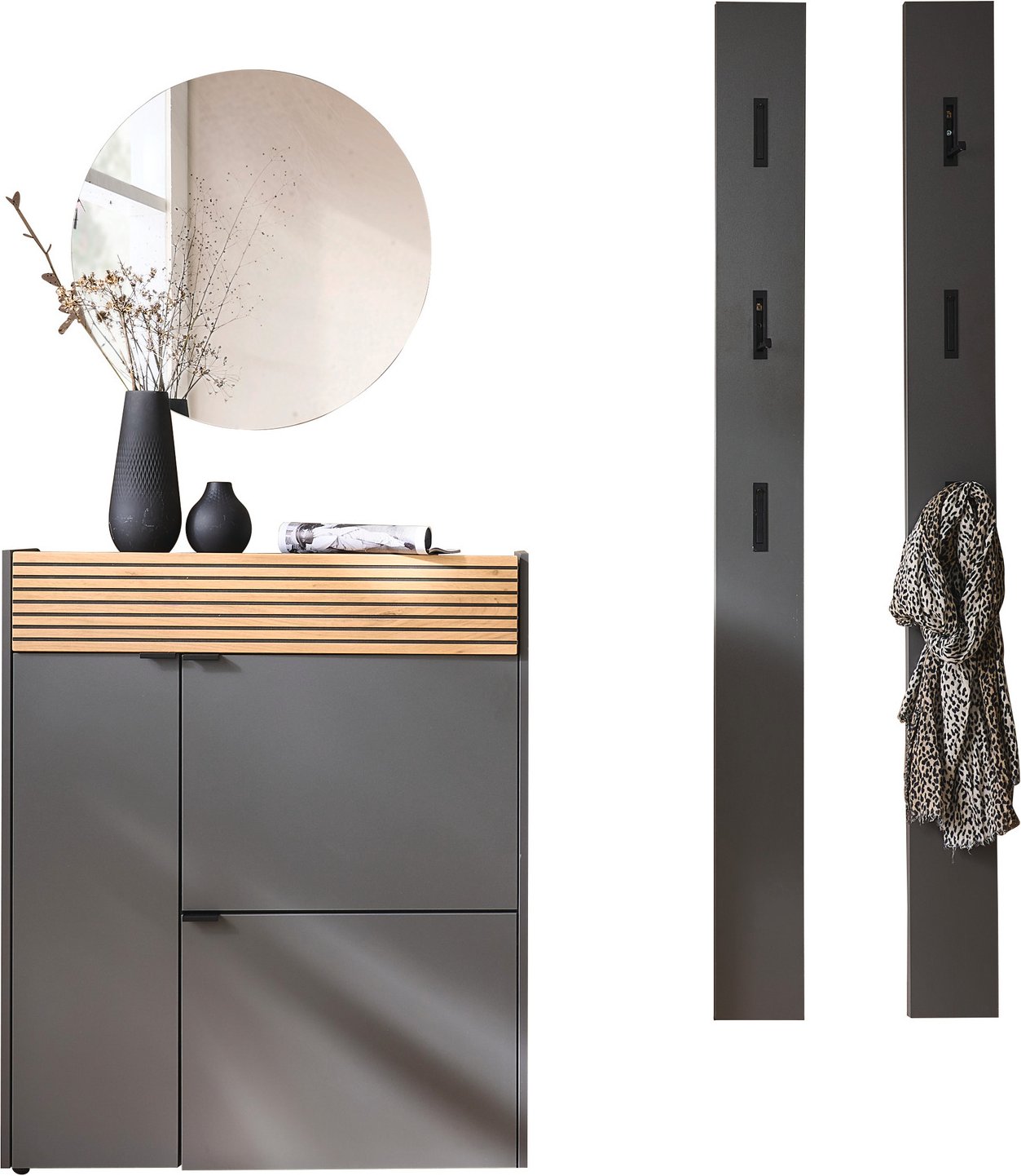 Voleo Garderoben-Set RIO, Holznachbildung