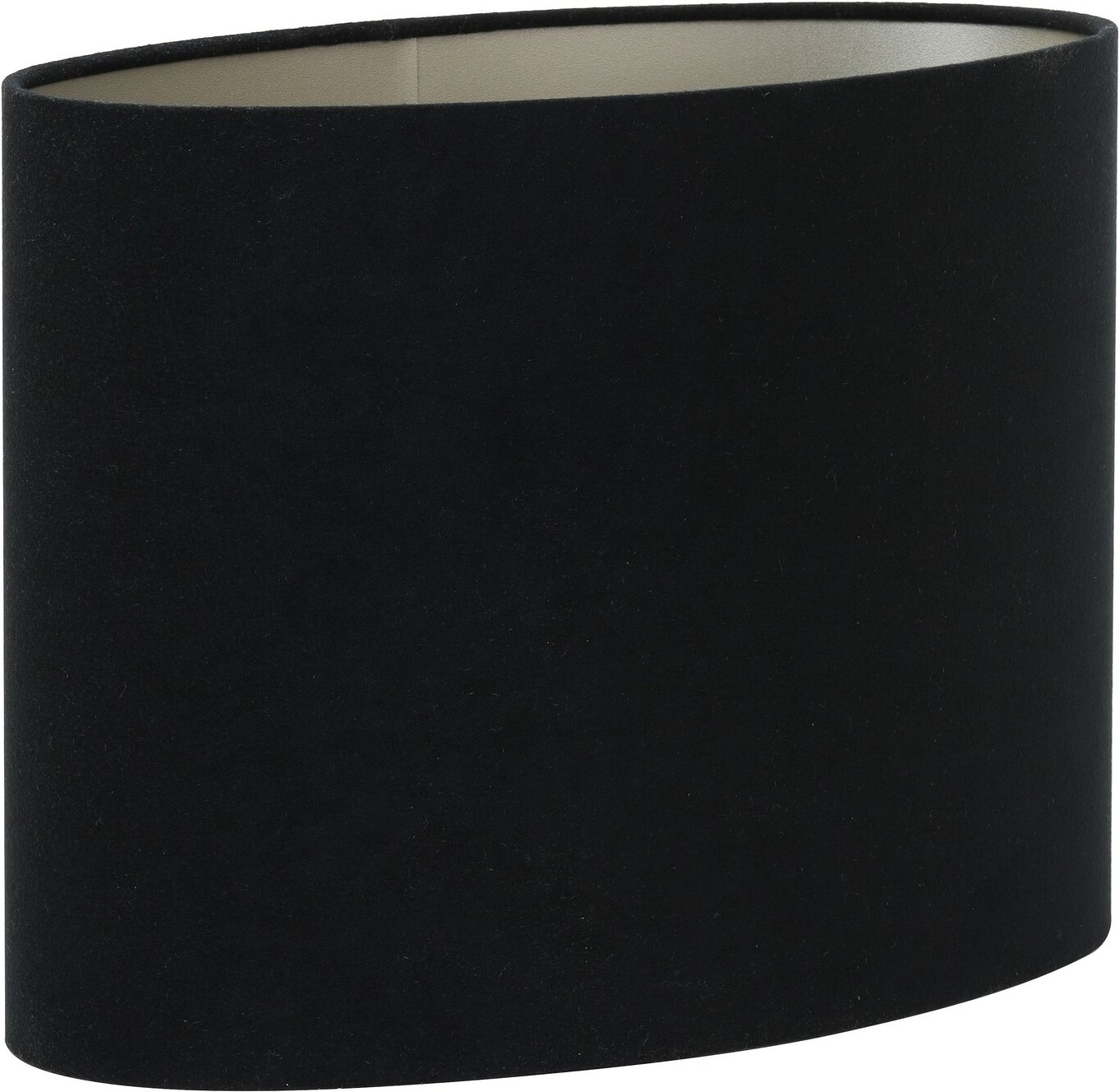Light&Living Lampenschirm oval VELOURS, Textilfaser