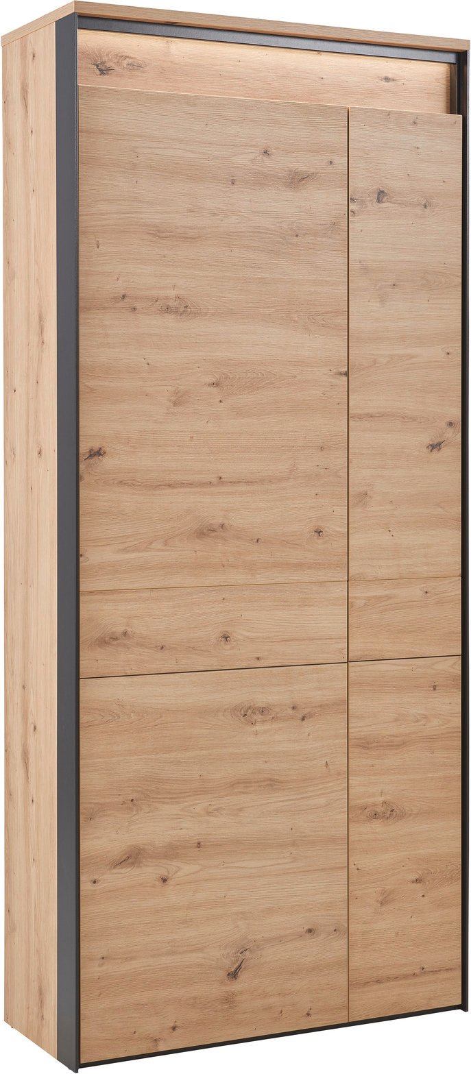 Voleo XL-Garderobenschrank, Holznachbildung