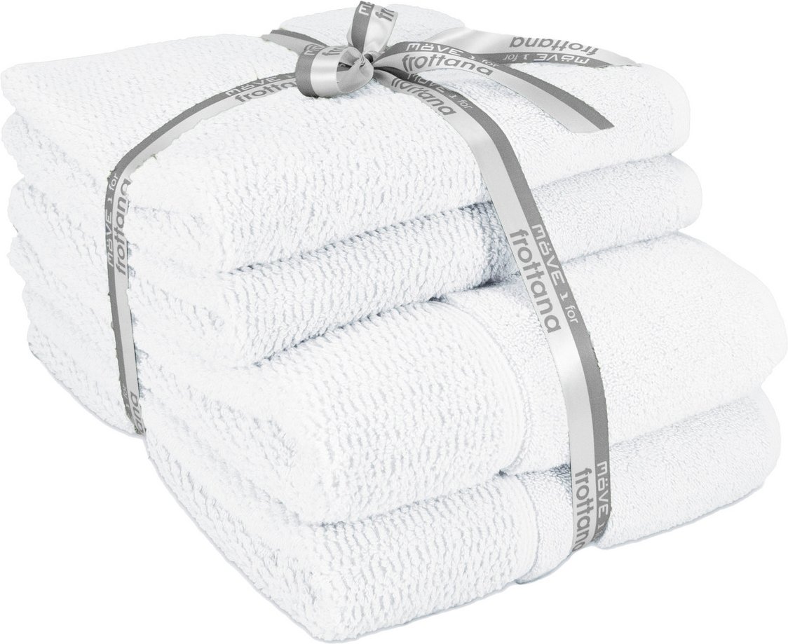 Frottana Handtuchset 4-tlg. PEARL, Baumwolle