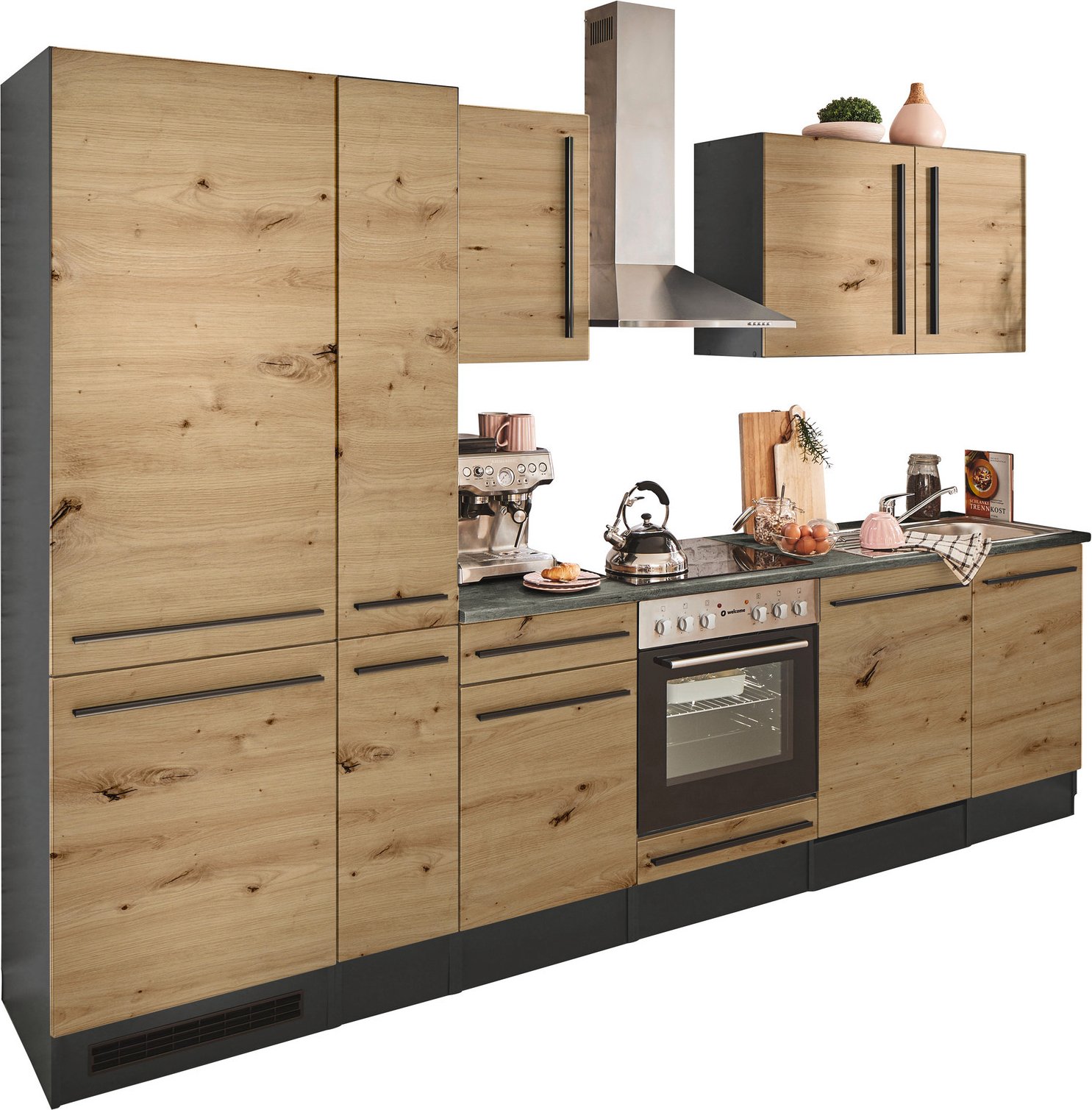 Yourkitchen Küchenblock 310 JAZZ, Holznachbildung