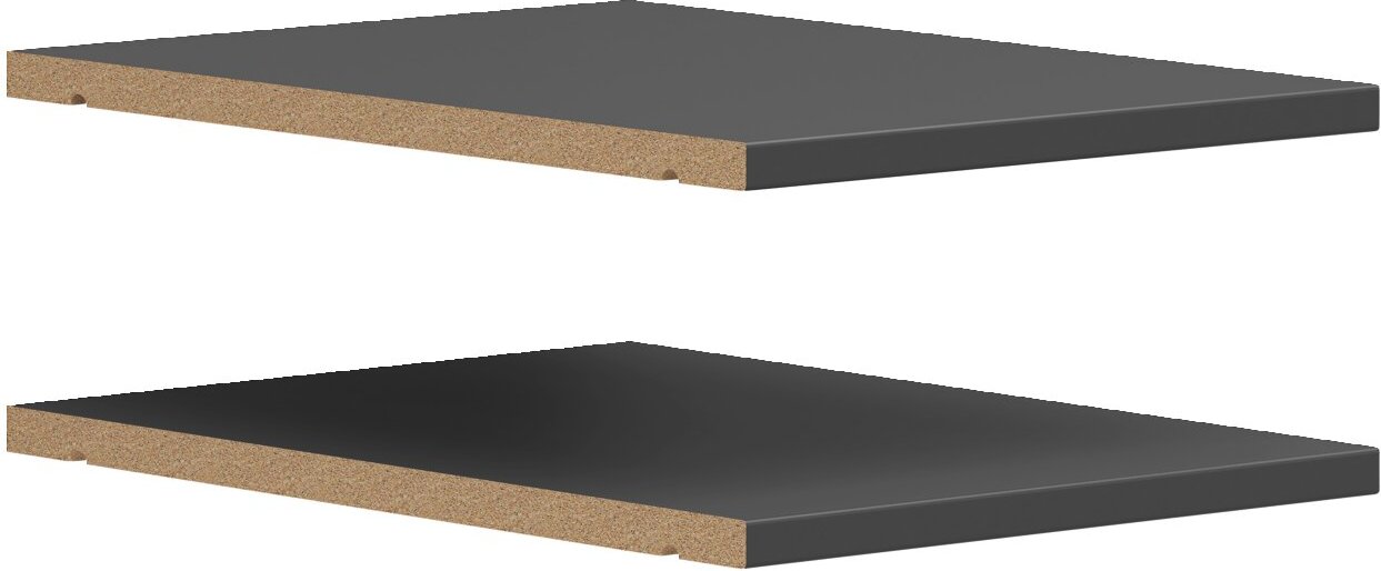 Carryhome Einlegeboden 2er MULTISTAURAUM, Graphit, Holznachbildung