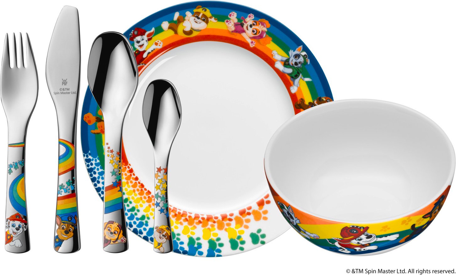 WMF Kinderset 6-tlg. Paw Patrol, Edelstahl