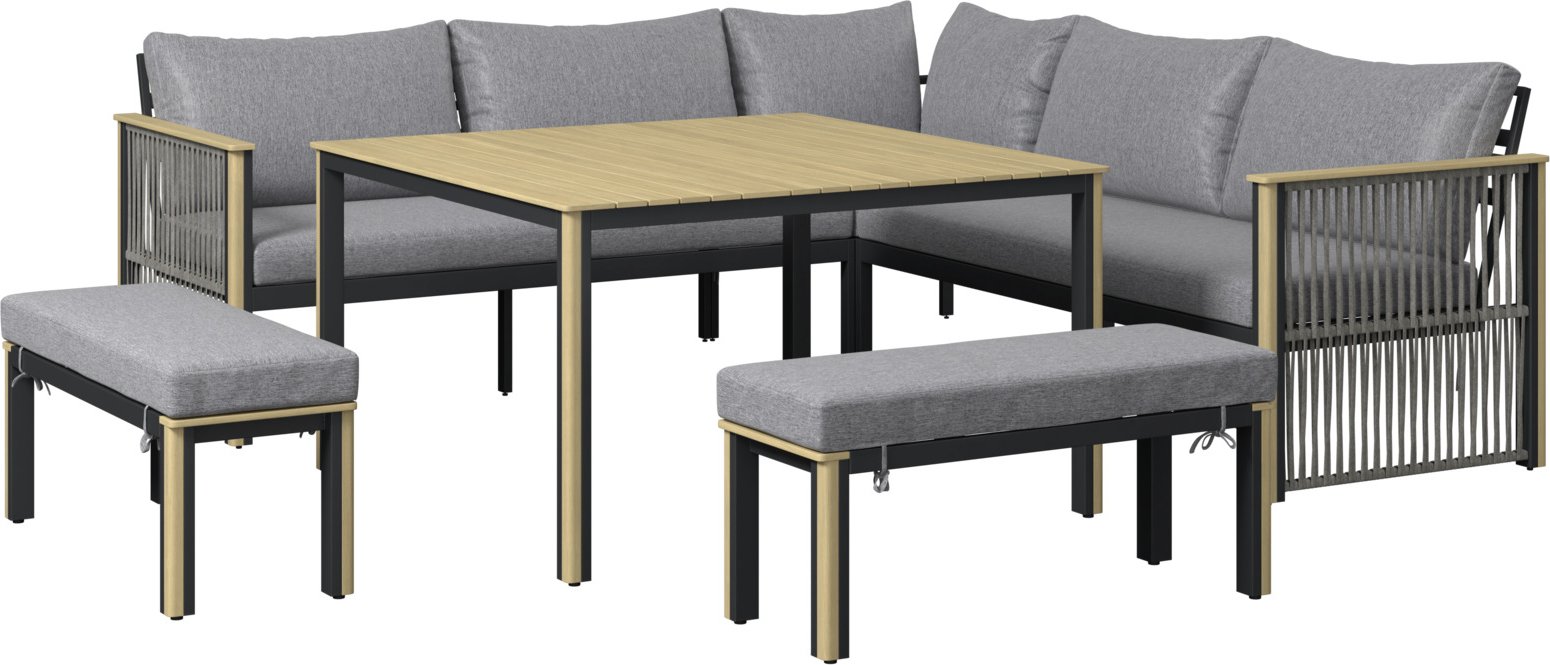 Ambia Garden Lounge-Set CANCUN, Stoff