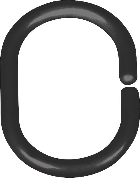 Schöner Wohnen Duschvorhangringe 16x, Kunststoff