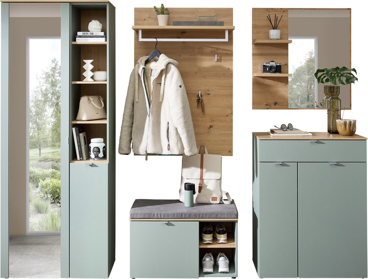 XORA Garderoben-Set BARI, Holznachbildung