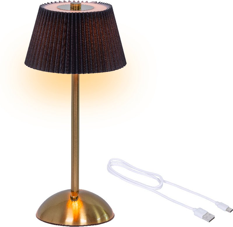 Lumineo LED Wiederaufladbare Tischlampe, Kunststoff