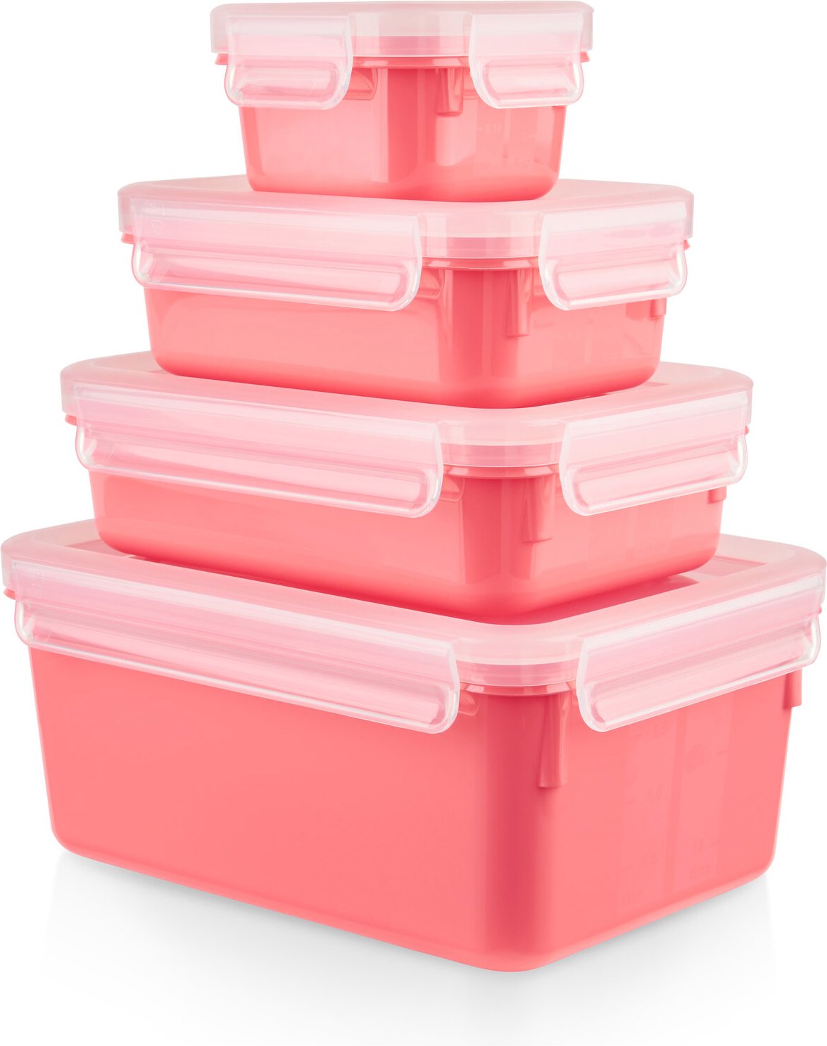 Emsa Frischhaltedosen 4-tlg. CLIP & CLOSE, Kunststoff