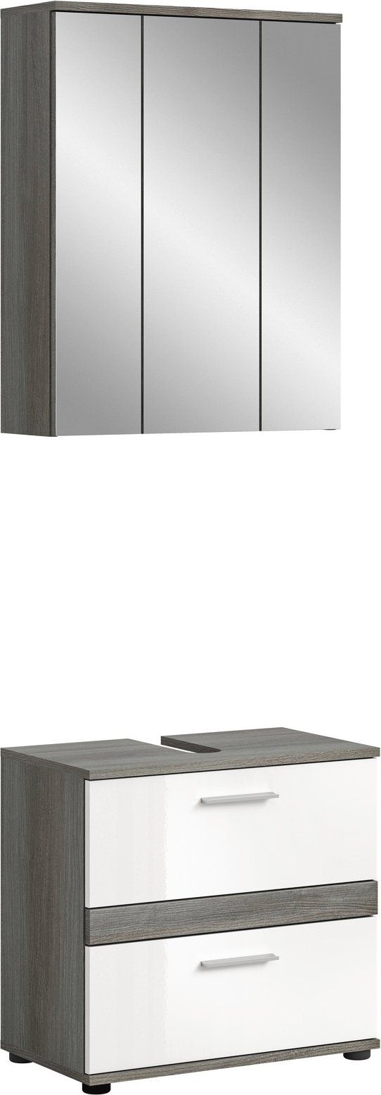 MID.YOU Badkombination BLAKE, Holznachbildung