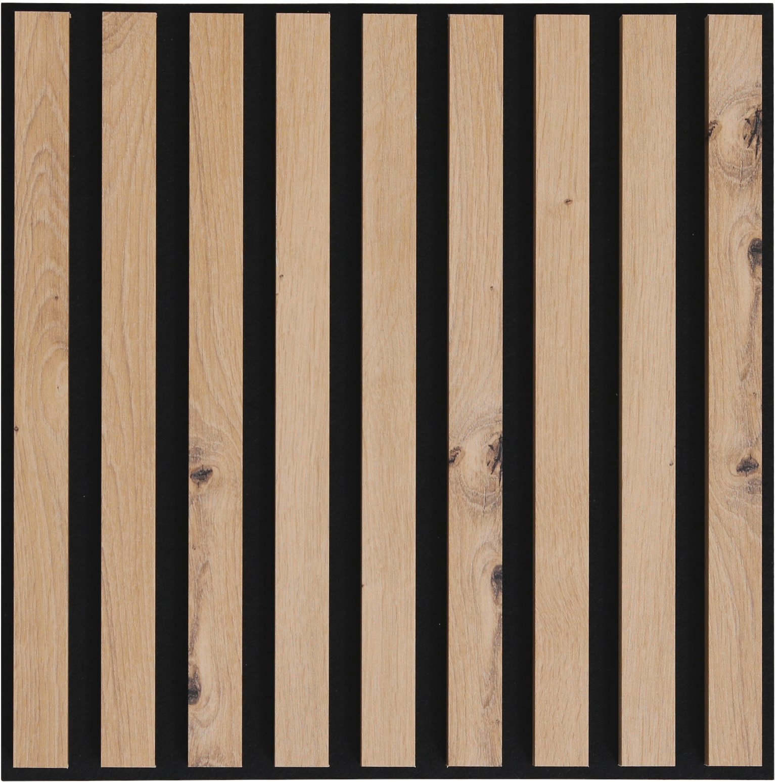 XORA Dekopaneel 6er-Set quadratisch LUND, Holznachbildung