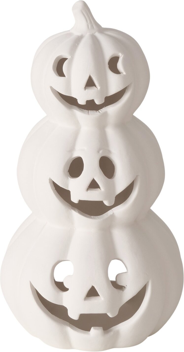 Boltze Teelichthalter Kürbis CURBANA 25cm, Keramik