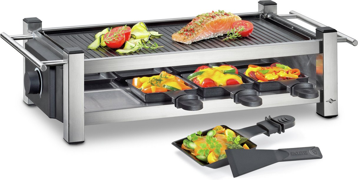 KÜCHENPROFI Raclette TASTE8, Edelstahl