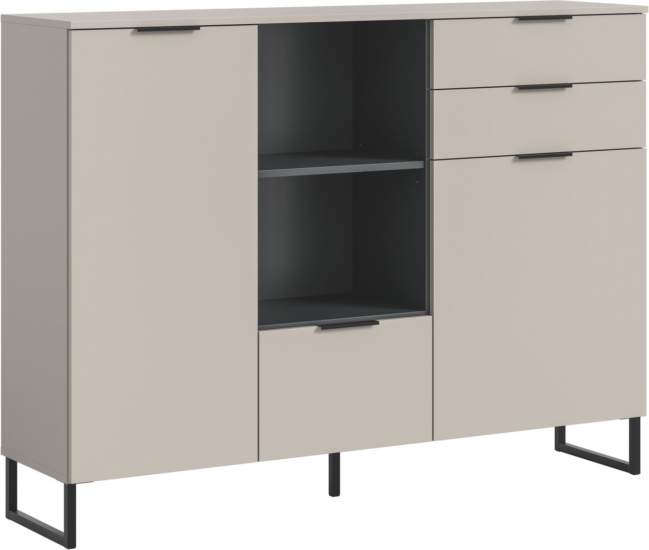 MID.YOU Highboard NOIDA, Holznachbildung