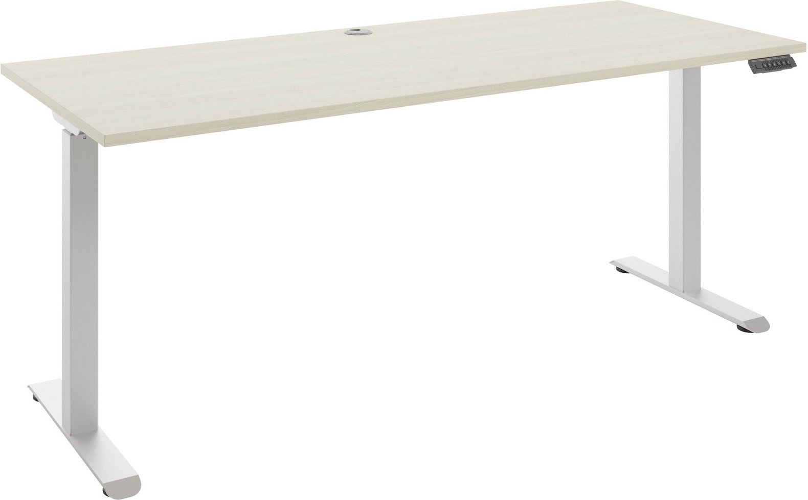 Manjana E-Schreibtisch 1-motorig OHIO, Holz