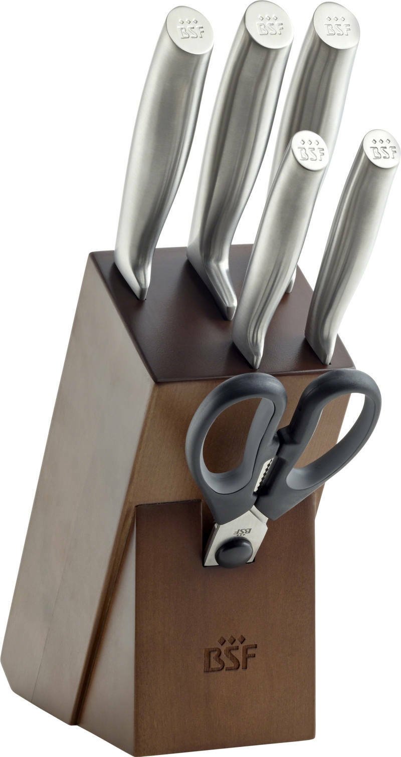 BSF Messerblock 7-tlg. CHICAGO, Holz
