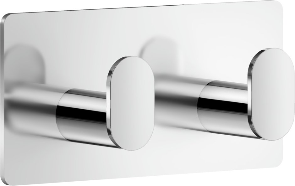 Beslagsboden Doppelhaken CUBE, Edelstahl