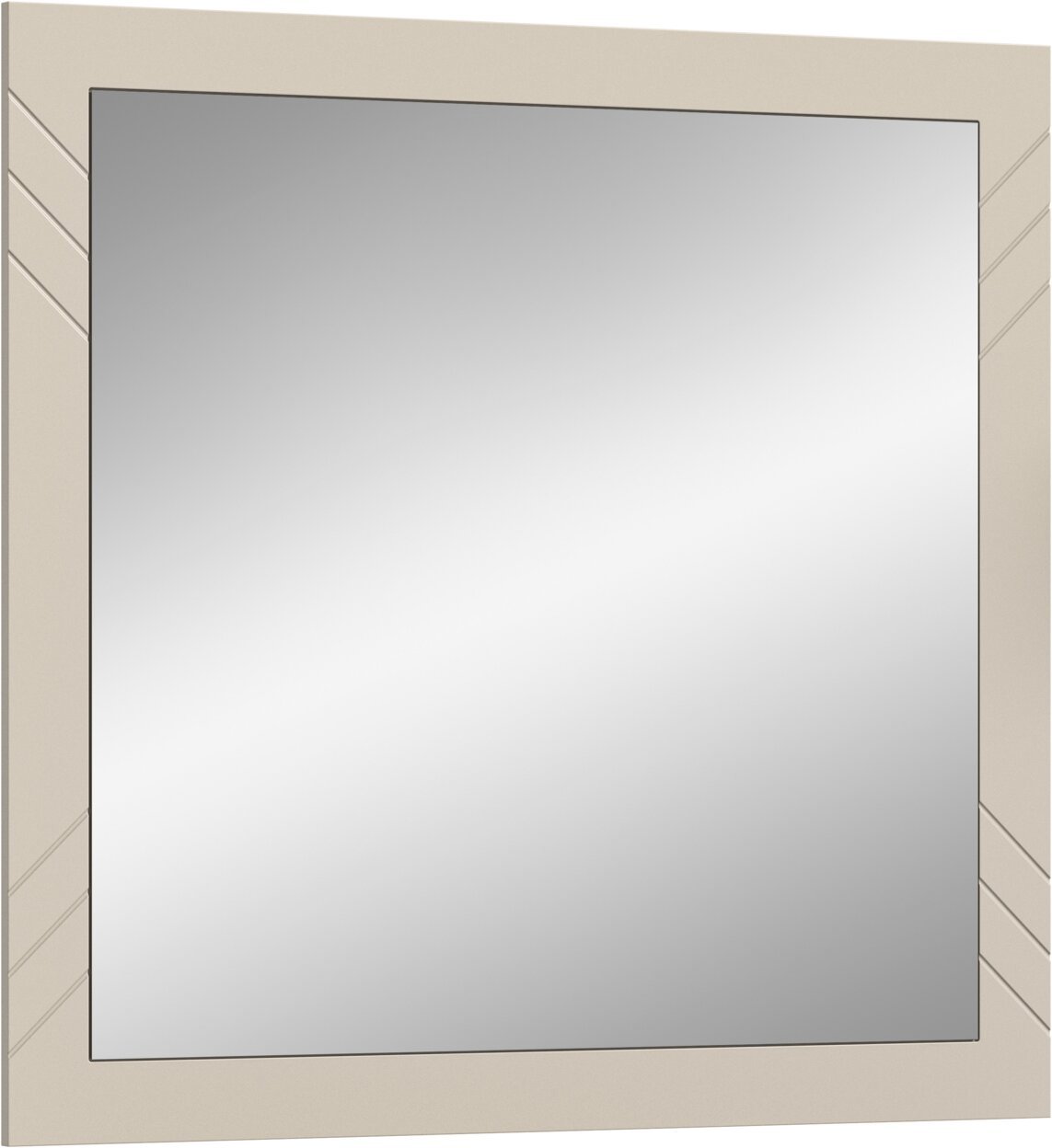 MID.YOU Spiegel NOTES, sand, Holznachbildung