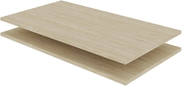 Hom´in Einlegebodenset 2er UNIT, Holznachbildung