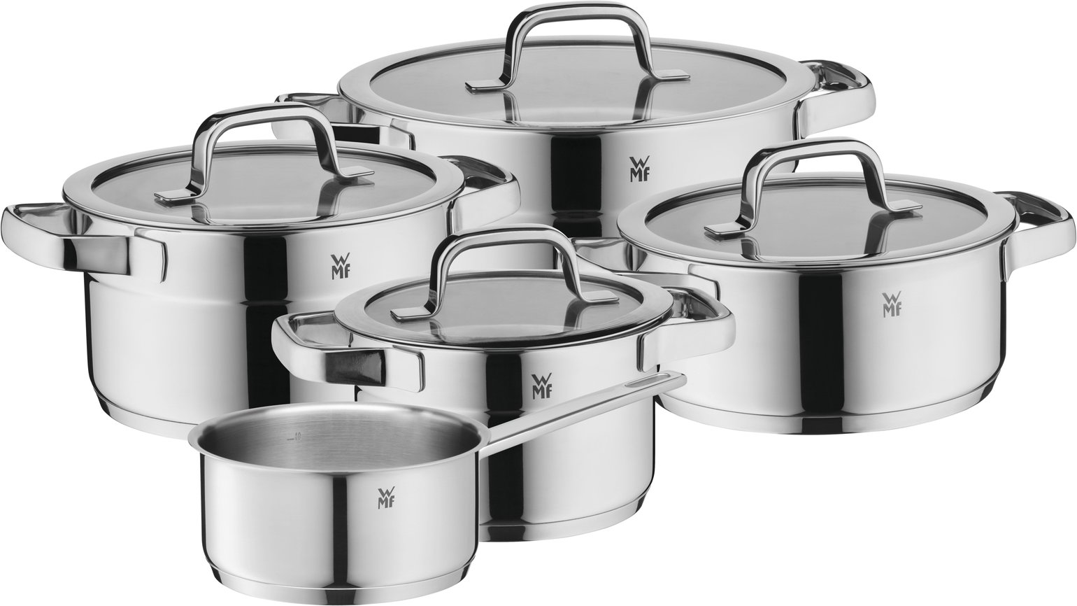 Thumbnail - WMF Topfset 5-tlg. COMPACT CUISINE, Cromargan