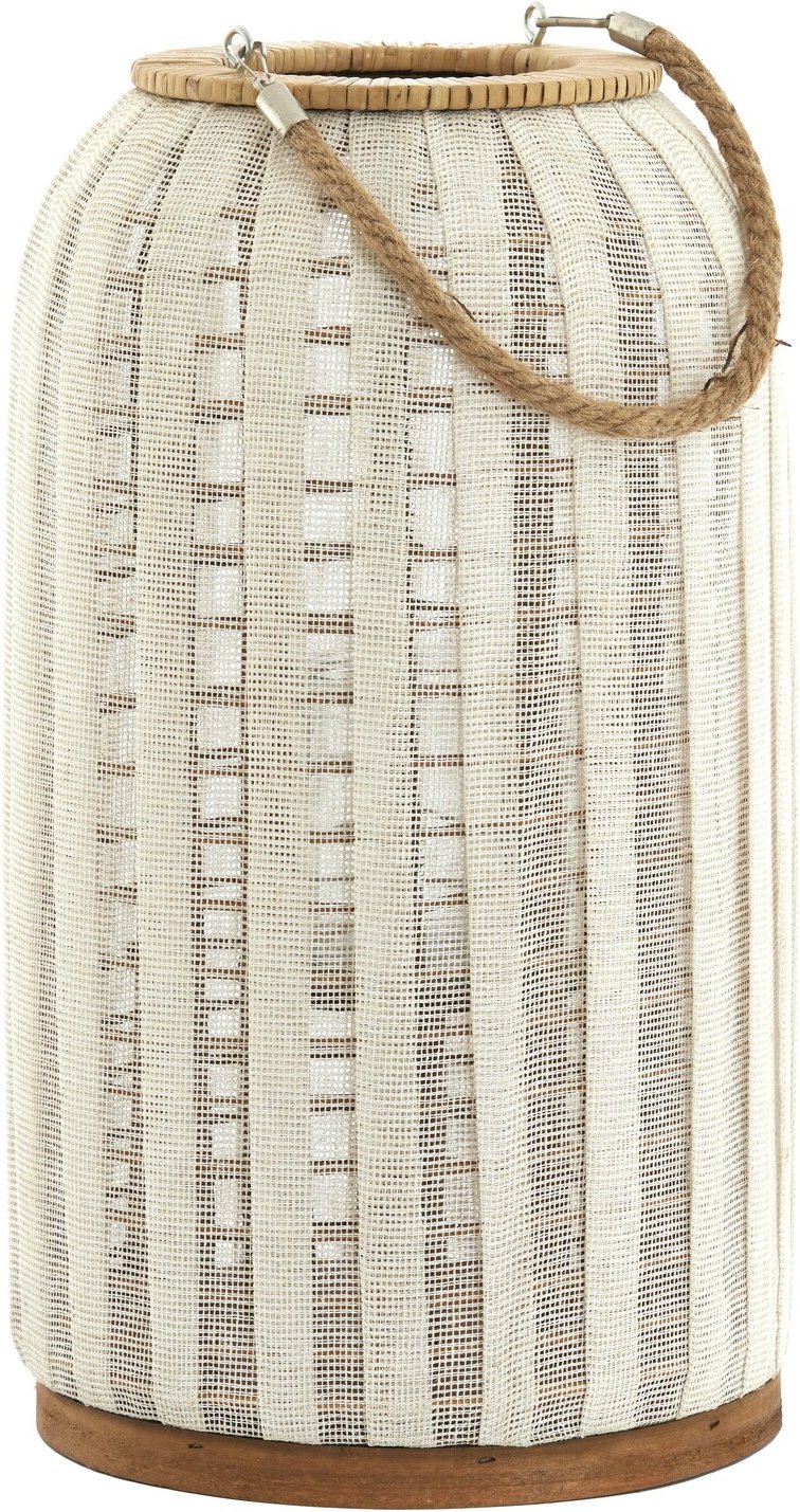 Light&Living Windlicht YLINA 47cm, Leinen