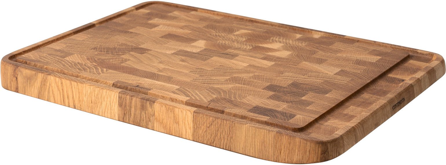Continenta Tranchierbrett Eiche Stirnholz, Holz