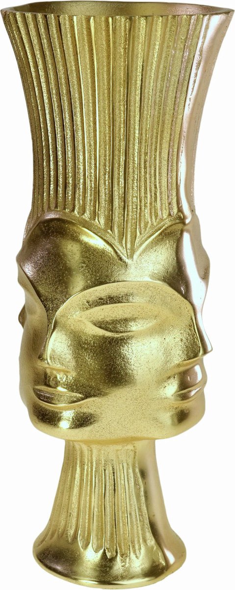 Werner-Voß Vase Visage, Aluminium