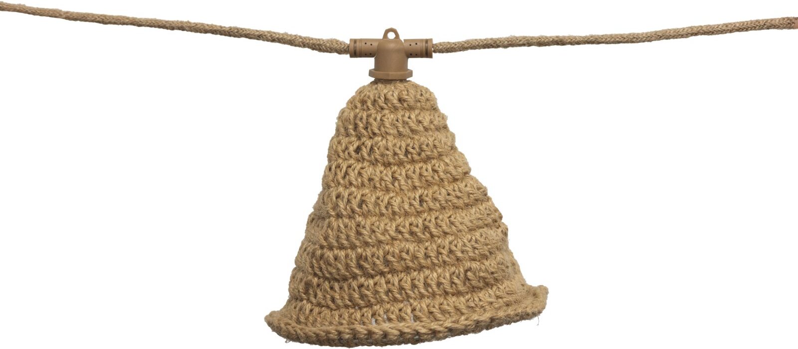 Newgarden Outdoor-Lichterkette Solar MARO, Naturfasern