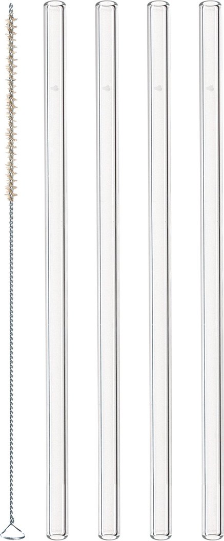 Leonardo 4 Glastrinkhalme GLASGESCHENKE, Glas