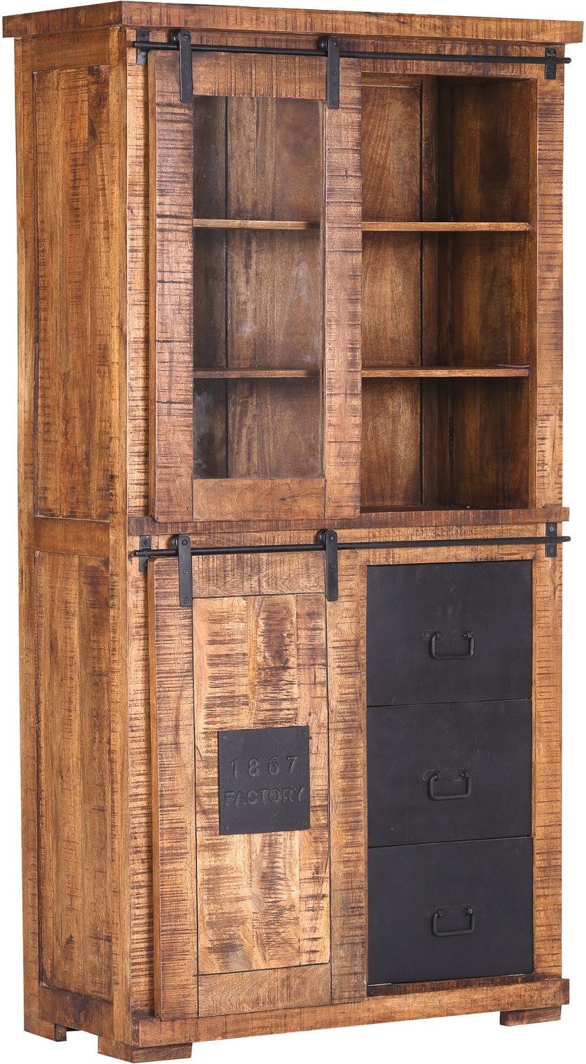 Landscape Vitrine BARNEY, Massivholz