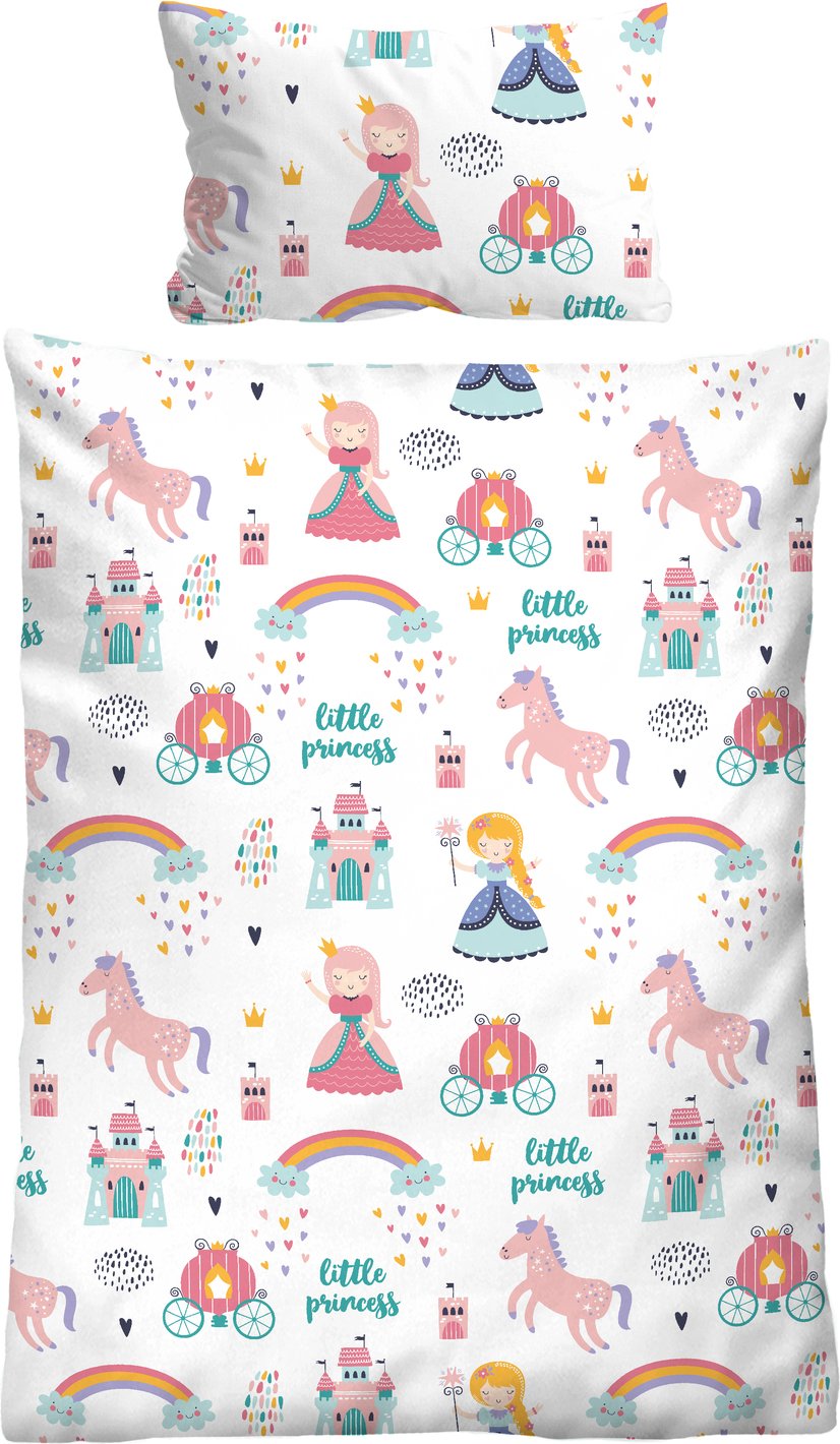 Biberna Baby Bettwäsche LITTLE PRINCESS, Baumwolle