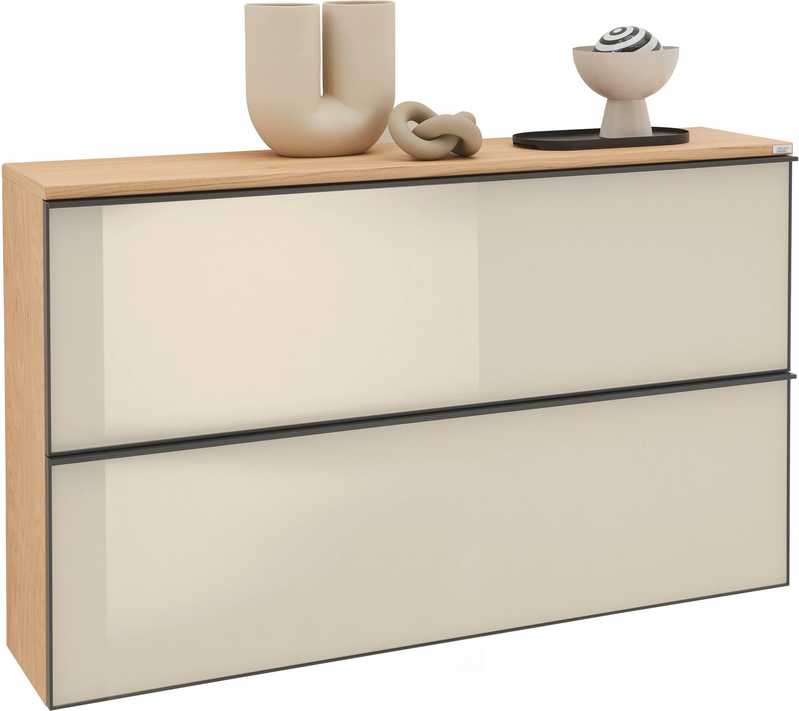 Dieter Knoll XL-Hängeschuhschrank ATINA, Glas