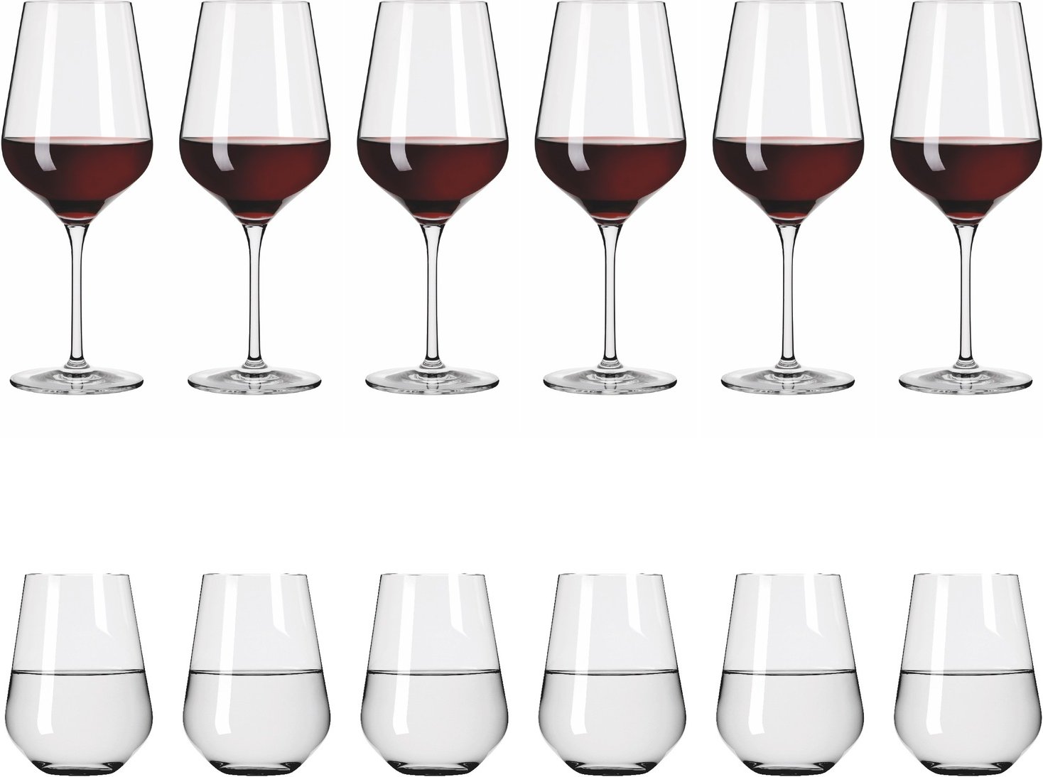 Ritzenhoff Rotweinset 12-tlg. LICHTWEISS, Glas