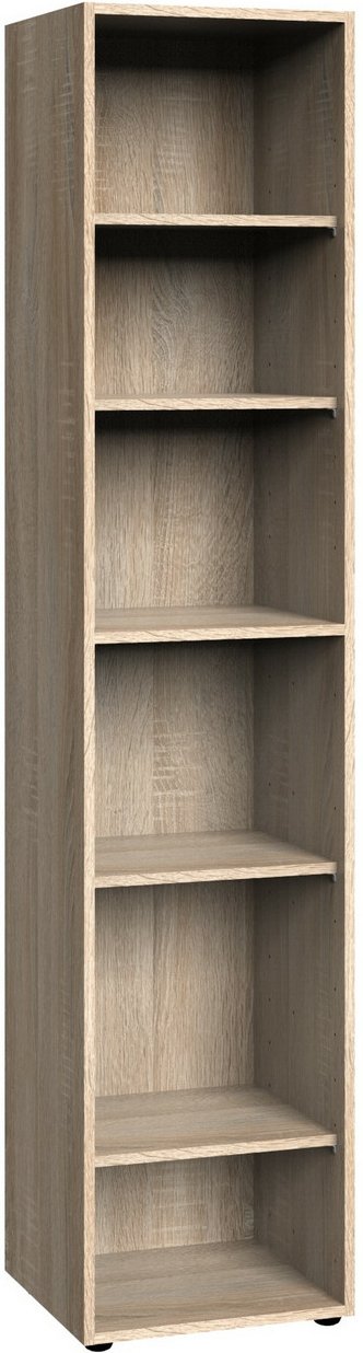 XORA Eckregal hoch MULTIRAUMKONZEPT, Holznachbildung