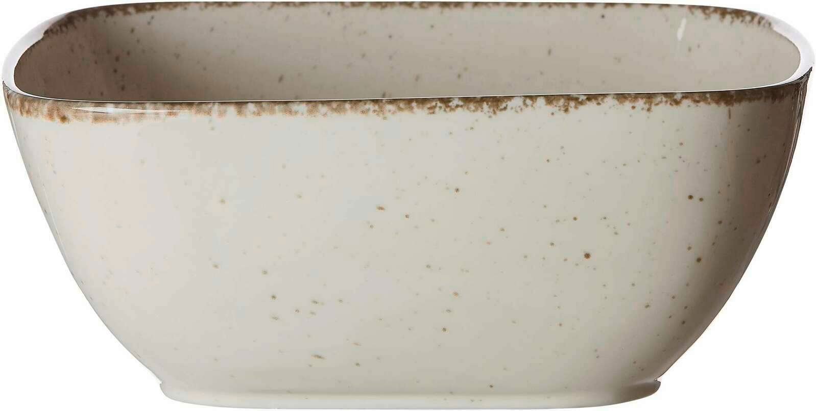 Ritzenhoff & Breker Servierschale CASA eckig beige, Porzellan