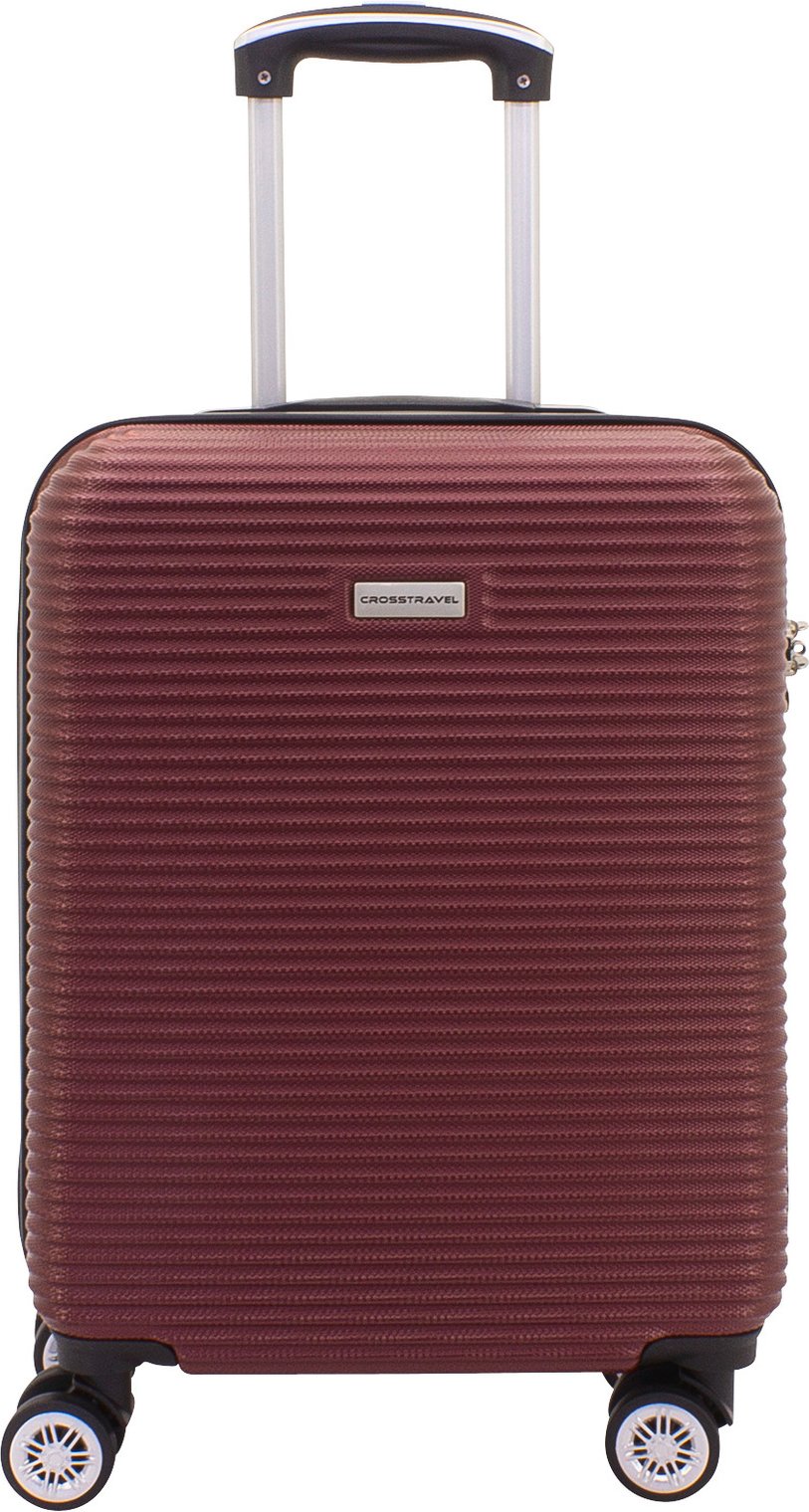 Crosstravel Trolley burgund 50 cm, Kunststoff