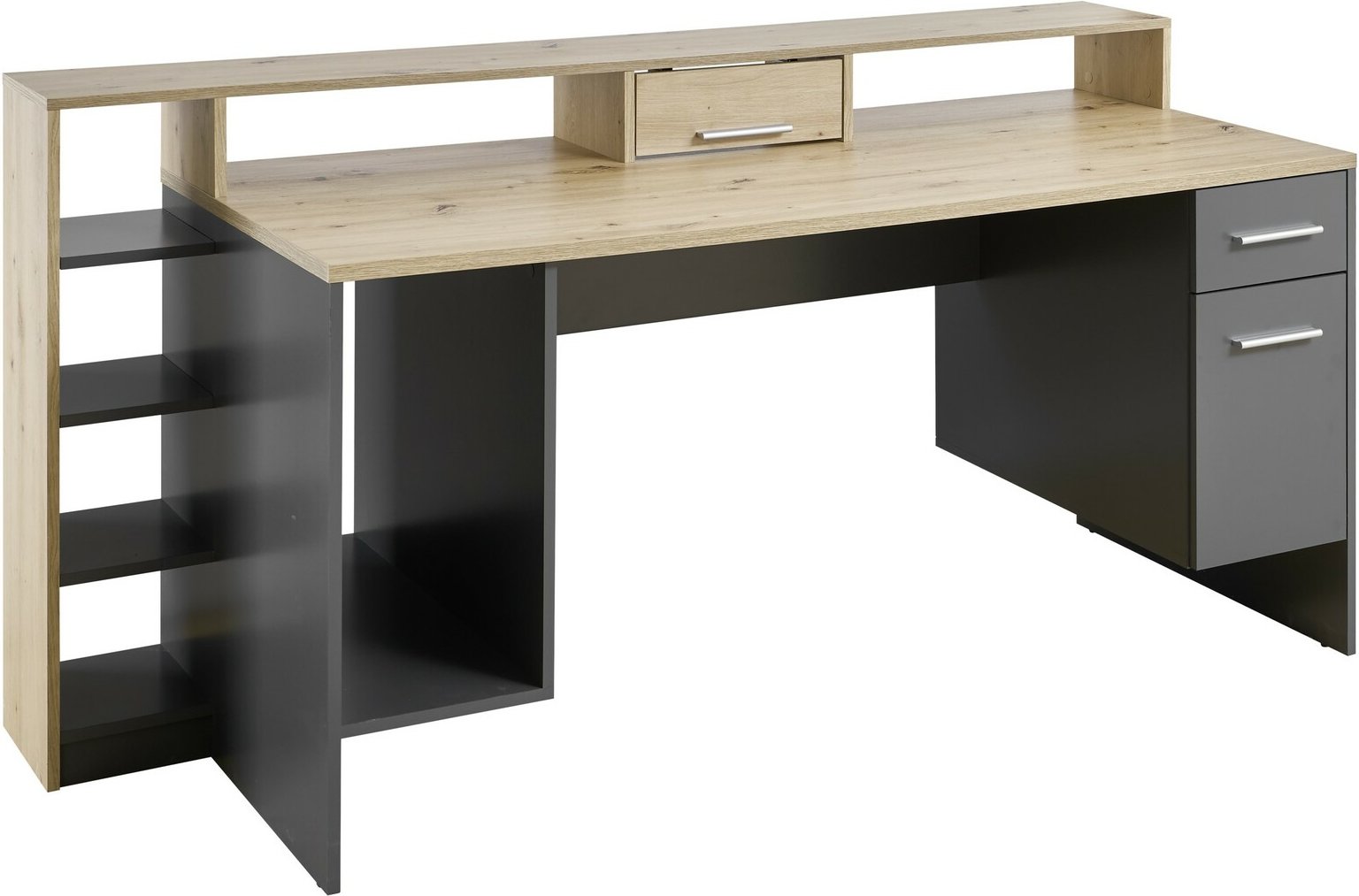 XORA Gaming-Schreibtisch GAME ON, Holznachbildung