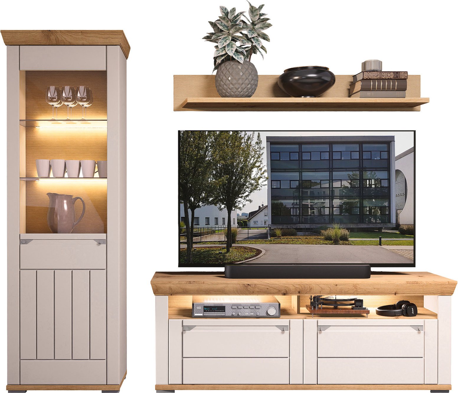 Landscape Wandkombination COLMAR, Holznachbildung