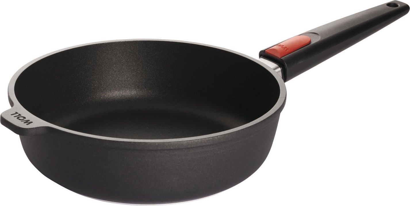 Woll Guss-Hochrandpfanne NOWO TITANIUM, Aluguss
