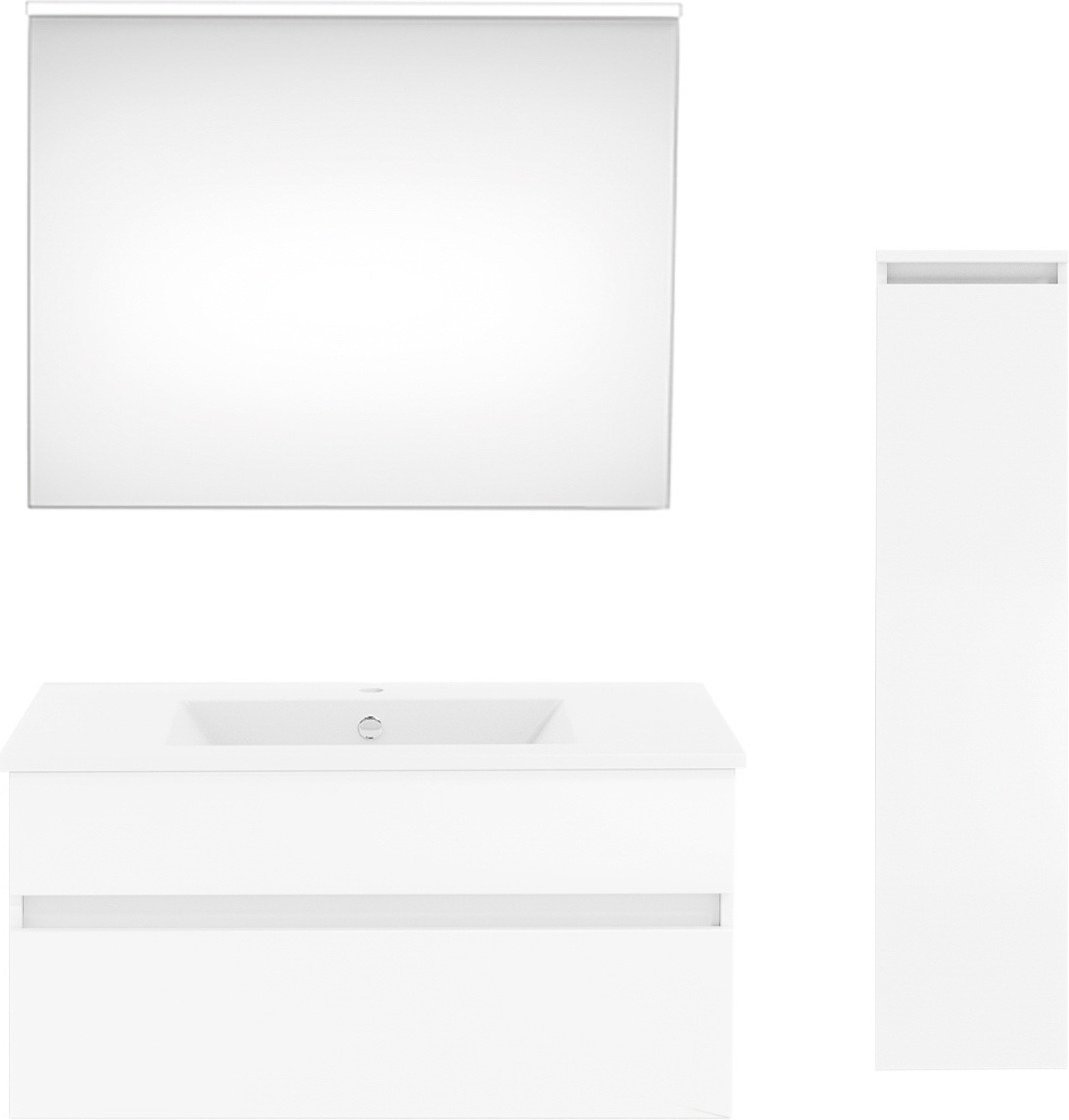 Puris Badkombination GET2YOU 21, Holznachbildung