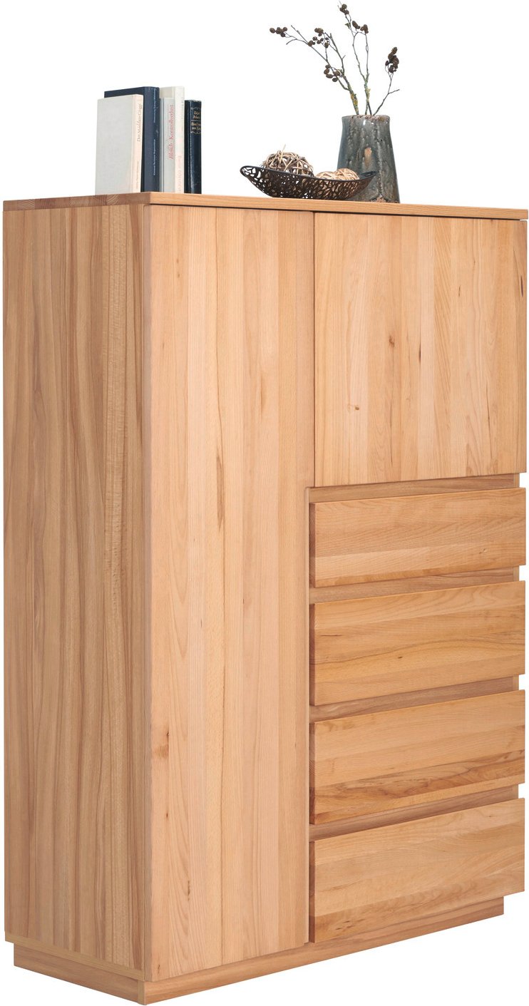 Linea Natura Highboard LINEA, Teilmassiv