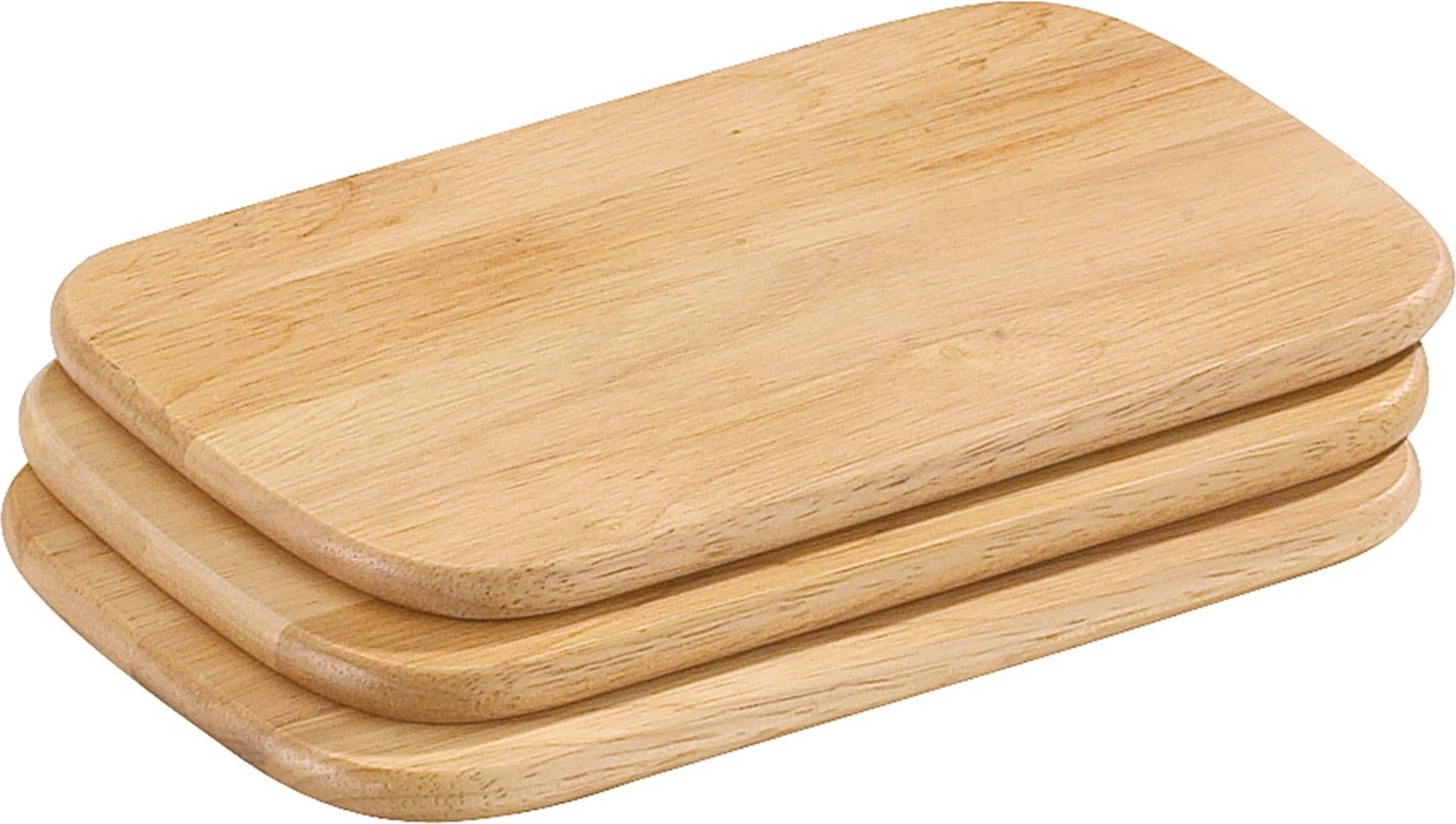 Zassenhaus 3er-Set Frühstücksbretter, Holz