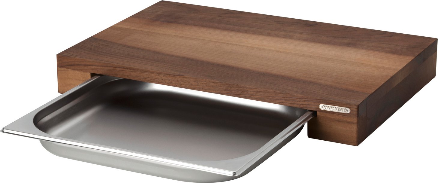 Continenta Multifunktionsbrett mit Schublade, natur, Holz