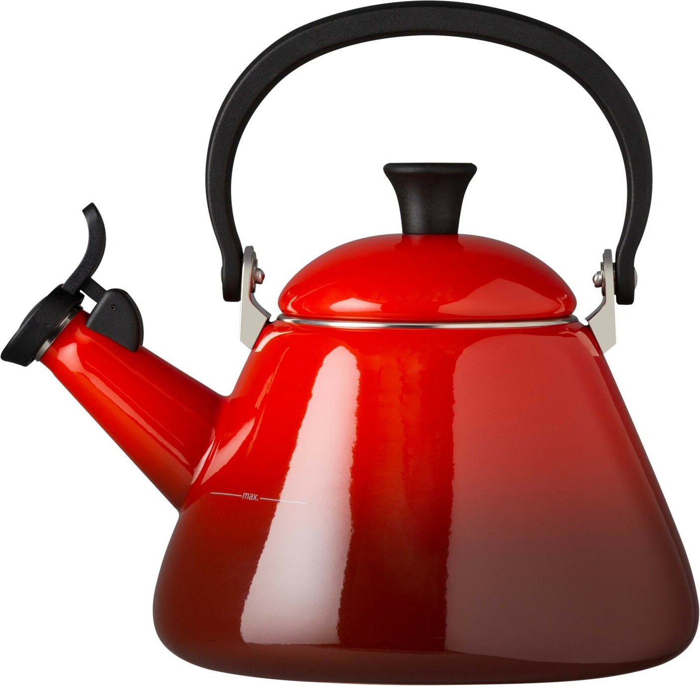 LE CREUSET Wasserkessel Kone 1,6l Kirschrot, Stahl