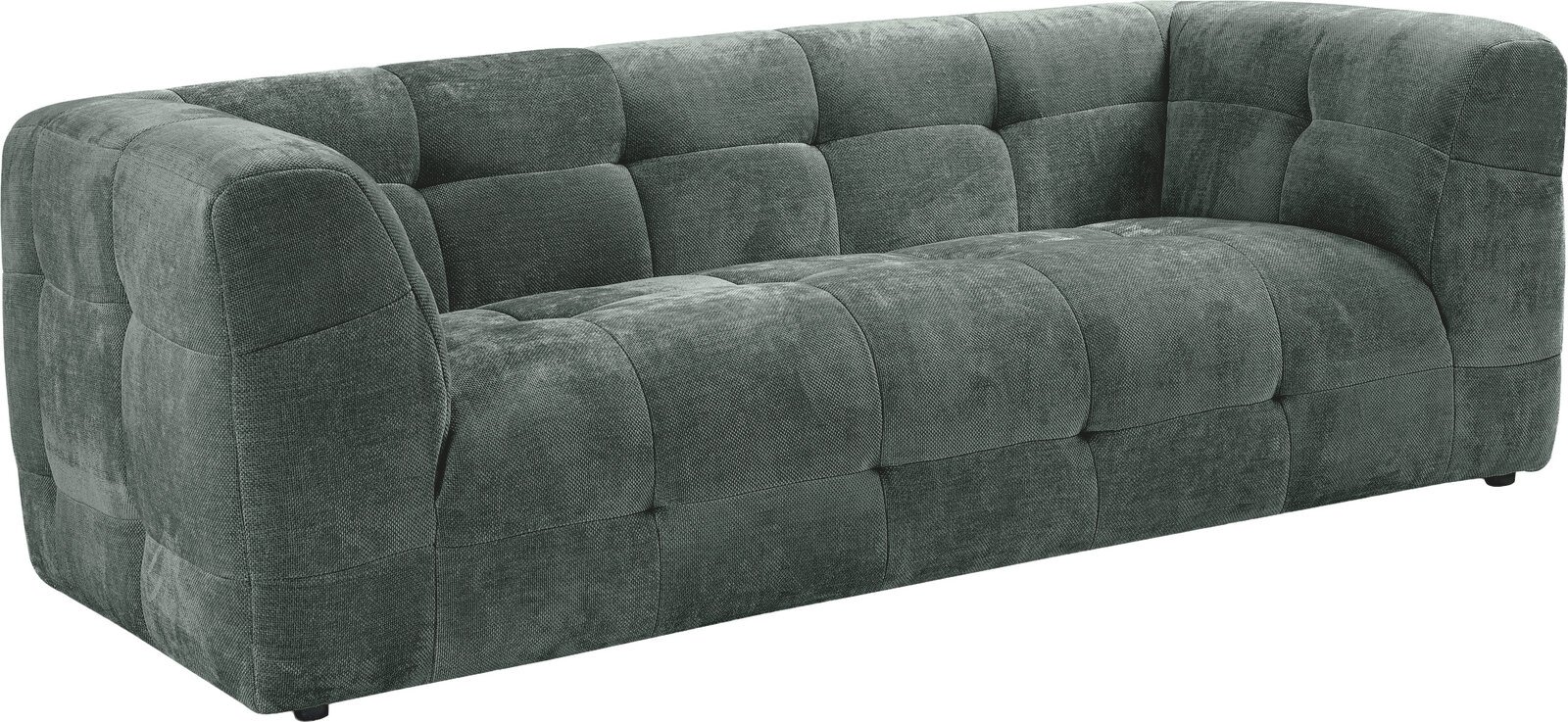 MID.YOU Sofa 2,5 Sitzer TENSO, petrol, Polyester