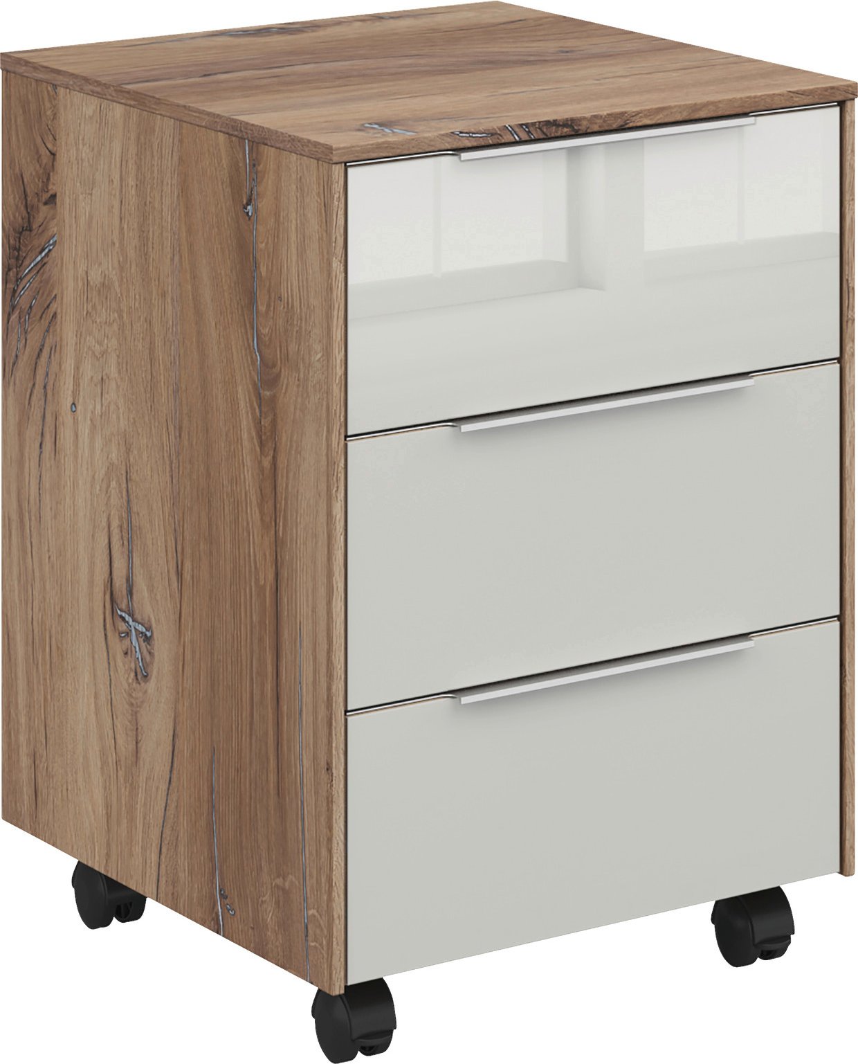 Voleo Rollcontainer NEVADA, Holznachbildung