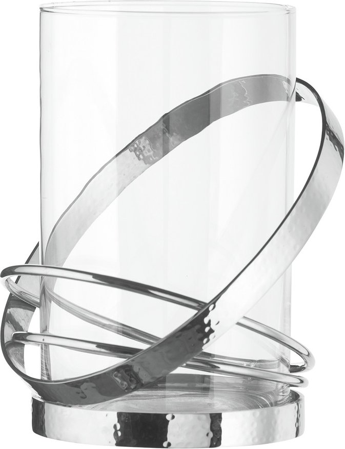 Fink Windlicht mit Glas YVETTE, Edelstahl