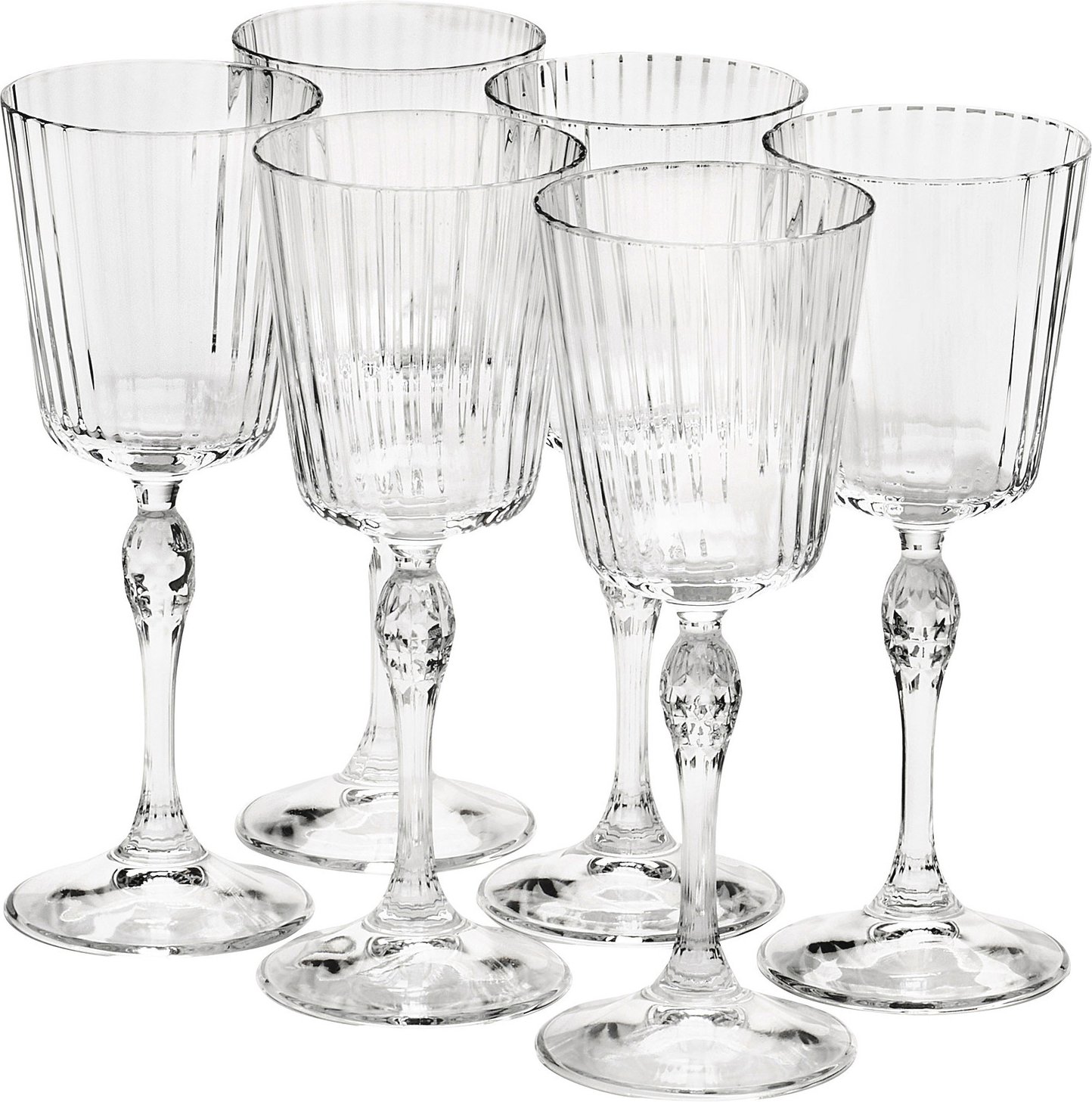 Bormioli Rocco Cocktailglas 6er-Set AMERICA, Glas